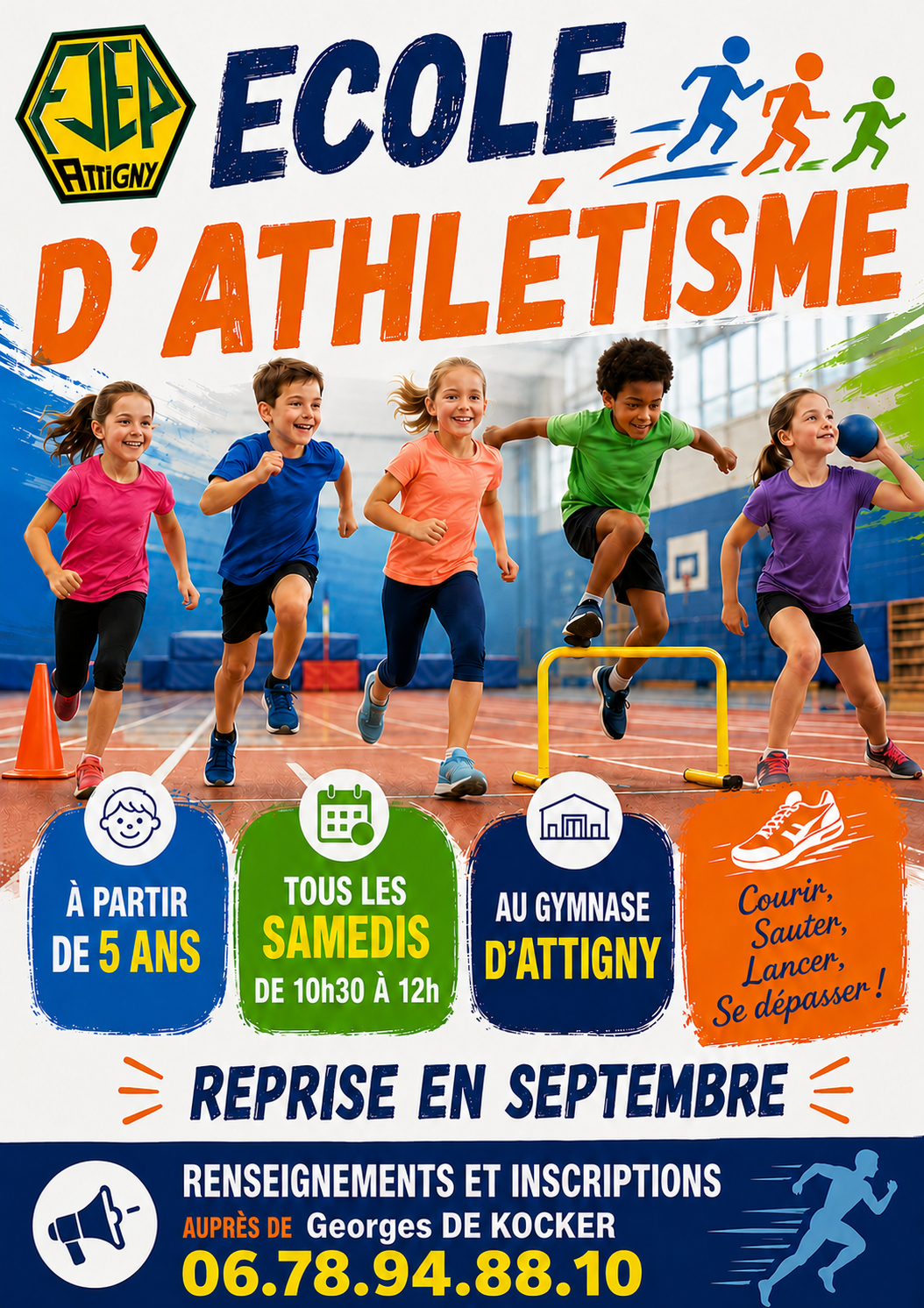 Affiche École d'Athlétisme
